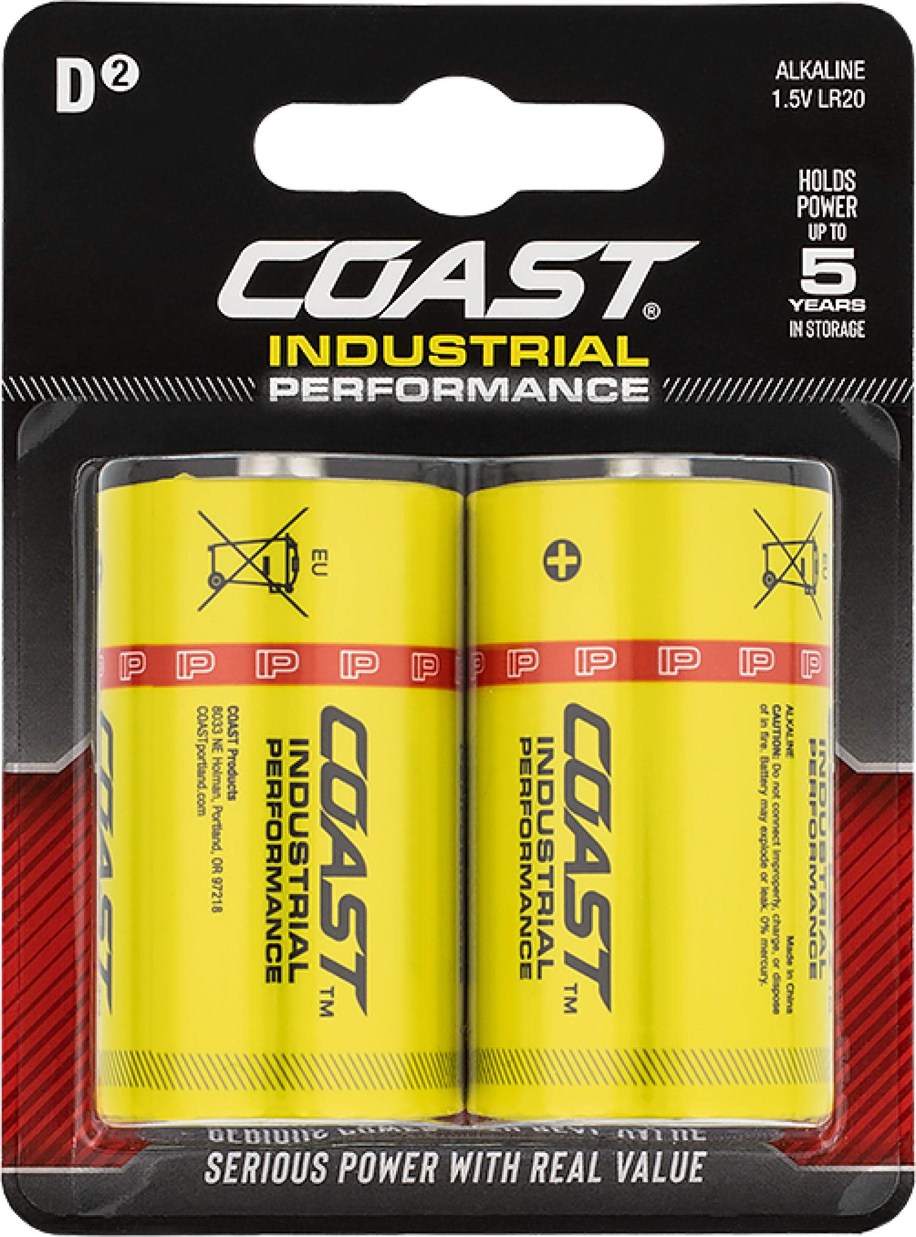 Coast Industrial Performance D Battery Pack of 2